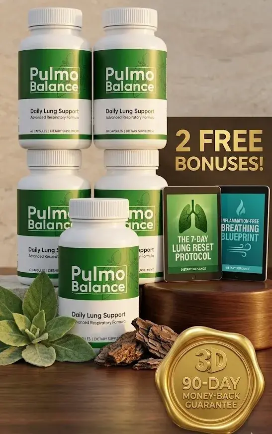 Pulmo Balance Natural Respiratory Wellness Supplement